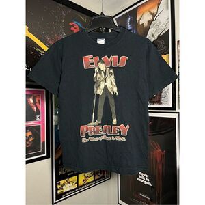 Vintage Y2K Elvis Presley King Of Rock Tee